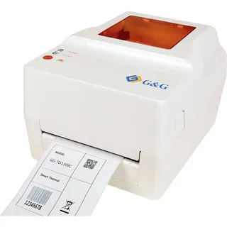 G&G GG-TD1200C-BK-USB Etiketten-Drucker Thermodirekt, Thermotransfer 203 x 203 dpi Etikettenbreite (max.): 110mm