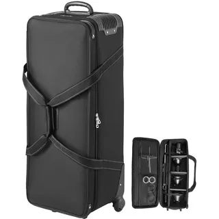 Vevor Studio Trolley Transporttasche Studioausrüstung, Studiotasche 100x38x32cm