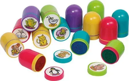 GOKI Stempel Tiere 10 Stück  (10er-Set)