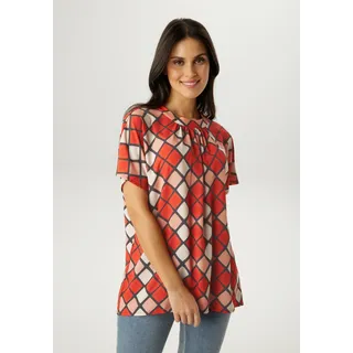 Aniston SELECTED Kurzarmbluse Rot 38