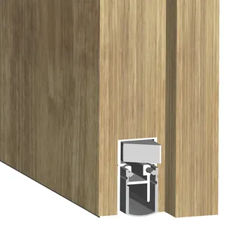ATHMER Türdichtung Schall-Ex® DUO L-15/28 OS 1-404 2-s.L.958mm Alu.silberf.HLT Athmer