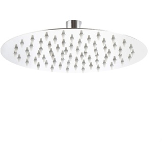 Wiltec Regendusche Duschkopf Rund 25cm Edelstahl Kopfbrause Rainshower Brausekopf
