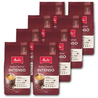 8 KG Melitta BellaCrema Intenso Kaffeebohnen Preis ist Inklusive Kaffeesteuer