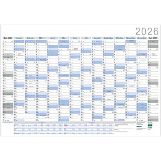Weingarten Wandplaner Neutral 2026