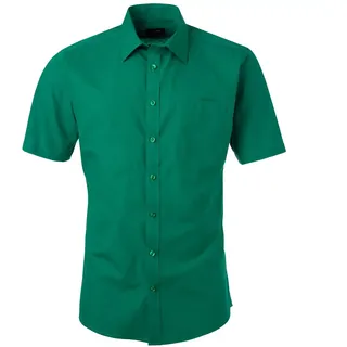 Kurzarm Hemd "JN680" - M - irish-green