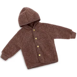 Engel Natur ENGEL Baby Kapuzenjacke Zimt, Braun, 50/56