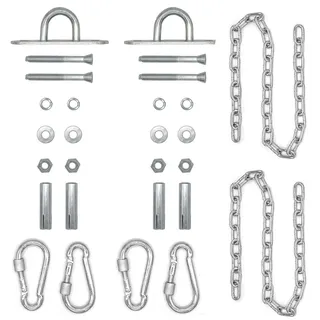 AMANKA 2 x 230 kg Hängesessel Kette mit Deckenhaken 100cm Aufhängung Boxsack Hängematte