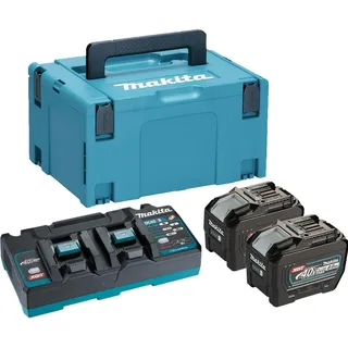 2 x 8,0 Ah + DC40RB Ladegerät + Makpac 191Y97-1