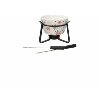 Tognana 4 tlg.Schokofondue/Fondue-Set für heiße Schokolade mit Stövchen + 2 Gabeln