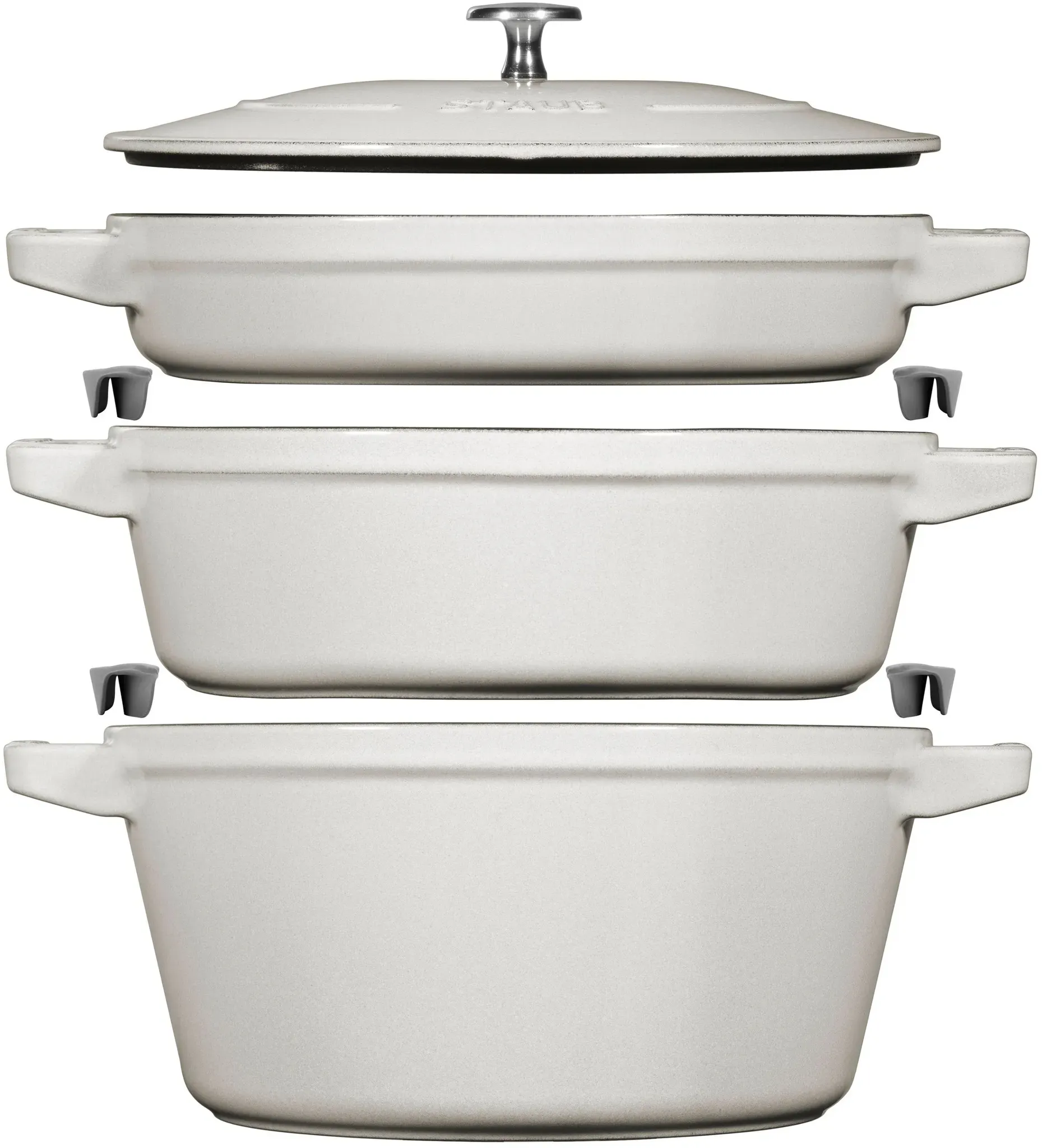 Staub Kochtopf-Set »La Cocotte« - silber