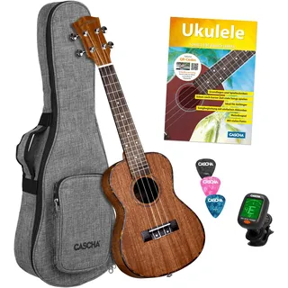 Cascha HH 2036 Premium Mahogany Concert Ukulele Starter Pack