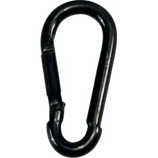 ede - pösamo PÖSAMO Feuerwehr-Karabinerhaken schwarz-Zn 50x 5mm