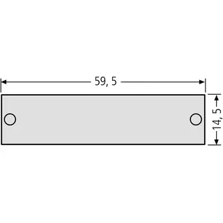 RENZ Namensschild 59,5x14,5 97-9-00317