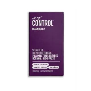 my control Diagnostics Selbsttest mit Sofortergebnis Menopause Test - FSH/Menopause - Einfaches Teste für Zuhause