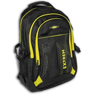 Bag Street Rucksack Sporttasche schwarz/gelb 22 Liter