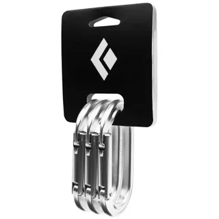 Black Diamond Karabinerhaken One Size Silber