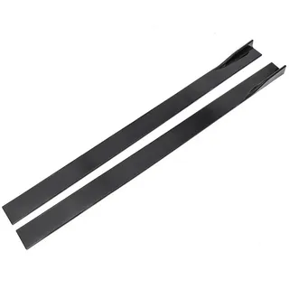 AUTSOME Kfz-Schmutzfänger, Universelle Seitenschweller Verlängerungen 2,2 m schwarz