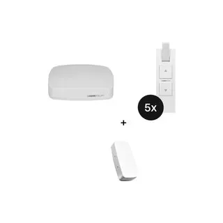 HOMEPILOT Gateway premium + Gurtwickler RolloTron smart 7er-Set