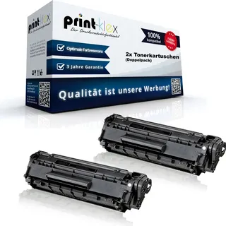 2x Alternative Tonerkartuschen für Canon Fax L 100 Fax L 120 Fax L 140 Fax L 160 Fax L95 N Fax L 95 N FX10 FX 10 XXL Black Schwarz Doppelpack - Co...