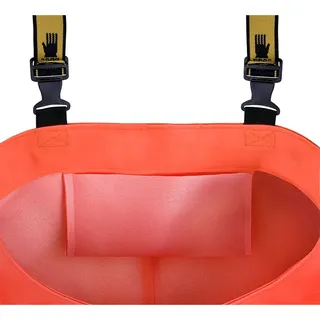 Wathose S5 Sicherheitsstiefel orange gelb Anglerhose Teichhose Seehose Gummihose orange 45
