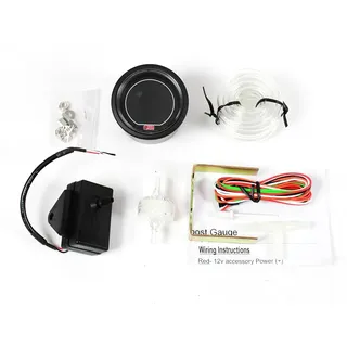 X-Parts Ladedruckanzeige 52mm LCD Display 3 Bar 2 Farbig Weiß Grün Boost 1013088