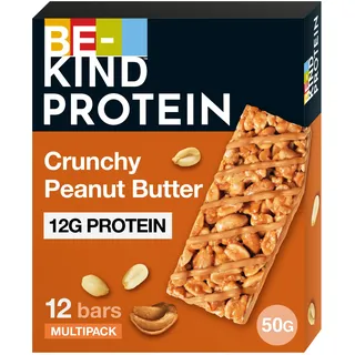 Be-Kind Protein-Riegel, glutenfreier Snack-Riegel, Crunchy Peanut Butter, Protein
