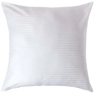 Homescapes Kissenbezug 80x80 cm Weiss