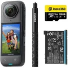Insta360 X4 Adventure Bundle Action-Cam, wasserdicht bis 10m, 8K/30fps, 72MP, 360° Ultraweitwinkel