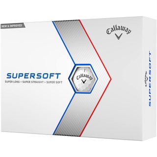 Callaway Supersoft Golfbälle, white