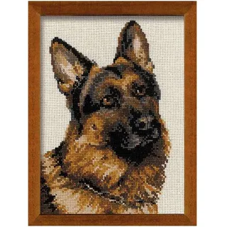 Riolis Kreuzstich-Set "Deutscher Schäferhund", Zählmuster