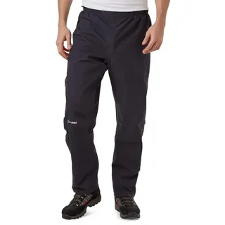 Berghaus Herren Hillwalker Gore-Tex Wasserdicht hose, Langlebige, Bequeme Regenhose, Schwarz, XS Lang (33 Zoll)