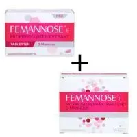 FEMANNOSE E 30 Tabletten + FEMANNOSE F 14 Portionsbeutel
