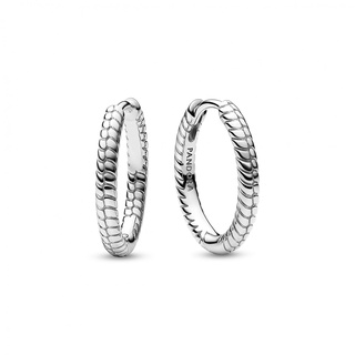 Pandora Moments Kleine Charm-Ohrringe aus Sterling Silber, Kompatibel mit PANDORA Moments, Höhe: 17,2mm, 292728C00
