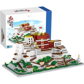 CIJINAY Building Blocks Set Notre Dame de Potala Palace World-Famous Architecture Building Set, 4902 Klemmbausteine Mini Building Blocks Toys, Architecture Mini Gift for Adults and Children