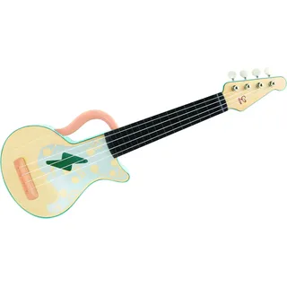 HaPe Rock'n'Roll Lern-Ukulele aus Holz mit stimmbaren Saiten, Spielzeug Musikinstrument für Kinder ab 3 Jahre