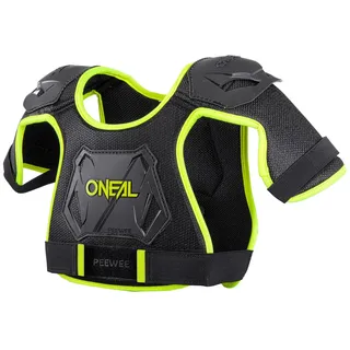 O'Neal Peewee Chest Guard Kinder Brust/Schulterprotektor schwarz/gelb Oneal: Größe: XS/SM