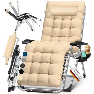 Kesser Sonnenliege 200 x 70 x 30 cm Beige