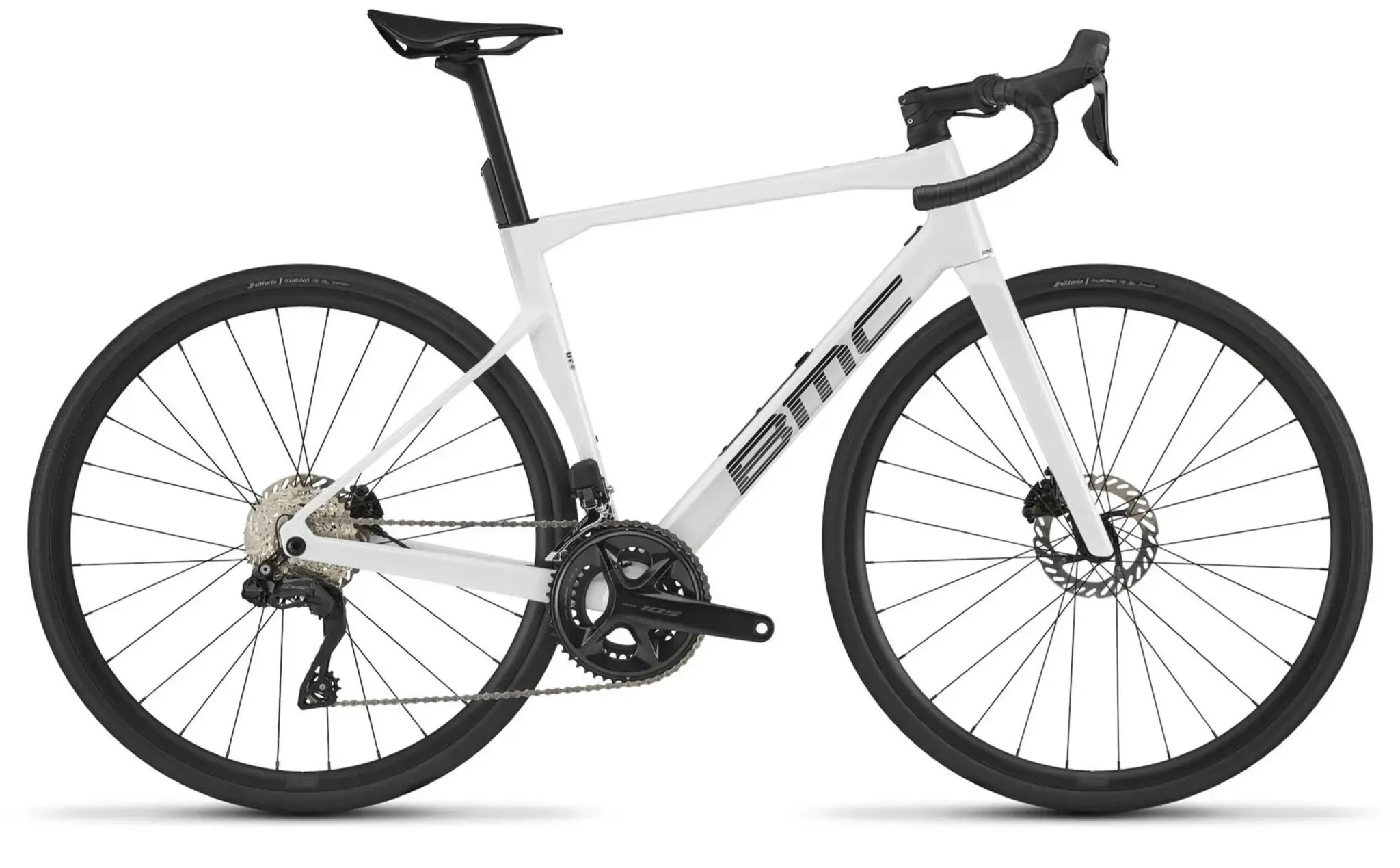 BMC Roadmachine Two Shimano 105 Di2 - 58 cm - Metallic White