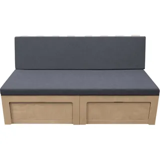 MonsterShop Camper Van Bett Schlafsystem 8 cm Weiß