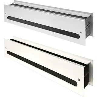 MS Beschläge schalldämmendes Lüftungsgitter für Türen - Alu Schallschutzgitter