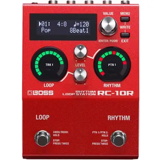 BOSS RC-10R Rhythm Loop Station | Songbasiertes Looping & dynamische Rhythmen im kompakten Gehäuse | 280 Preset-Stile | 16 vielseitige Drumkits | 2-Spur-Betrieb | Optionale Externe Steuerung