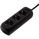 Hama 30391 Steckdosenleiste 3-fach schwarz Steckdosenleiste