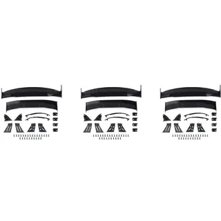 Daroplo 3X für 1/10 RC Rennen Drift Auto Heck Flügel Drift Straße Körper Spoiler Flügel Universal Teile Zubehör
