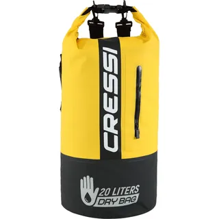 Cressi Dry Bag Premium 20l BI-Color Black Yellow