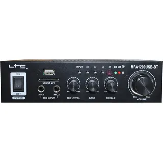 Ibiza Ltc 10-7006 Stereo Karaoke-Verstärker, 50W schwarz