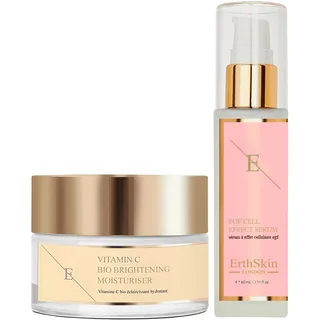 ErthSkin London Vitamin C Bio Brightening Moisturizer + EGF Cell Effect Serum set 1 St
