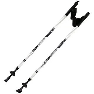Best Sporting Nordic Walking Stöcke aus Aluminium, stufenlos verstellbar 84 bis 140 cm