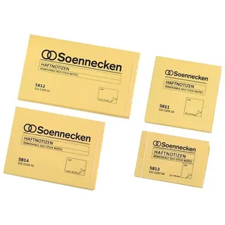 SOENNECKEN Haftnotiz 5813 75x50mm 100Blatt gelb