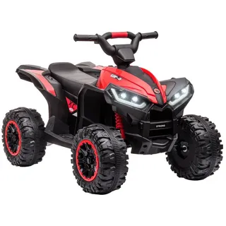 Homcom Kinder Quad Elektro 12V Kinderquad mit Vorwärts-, Rückwärtsfunktion, Musik, USB-Anschluss, Hupe, LED-Scheinwerfer 3-6km/h Elektro-Quad für Kinder Quad MP3-Musikplayer