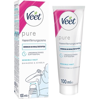 Veet Pure Bikini & Achseln Haarentfernungscreme 100ml